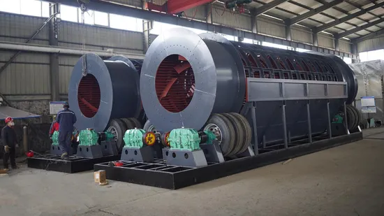 최첨단 규망간 광재 회전식 원통의 멜 회전식 스크린 드럼 스크린 검열 기계 원통의 멜 스크린